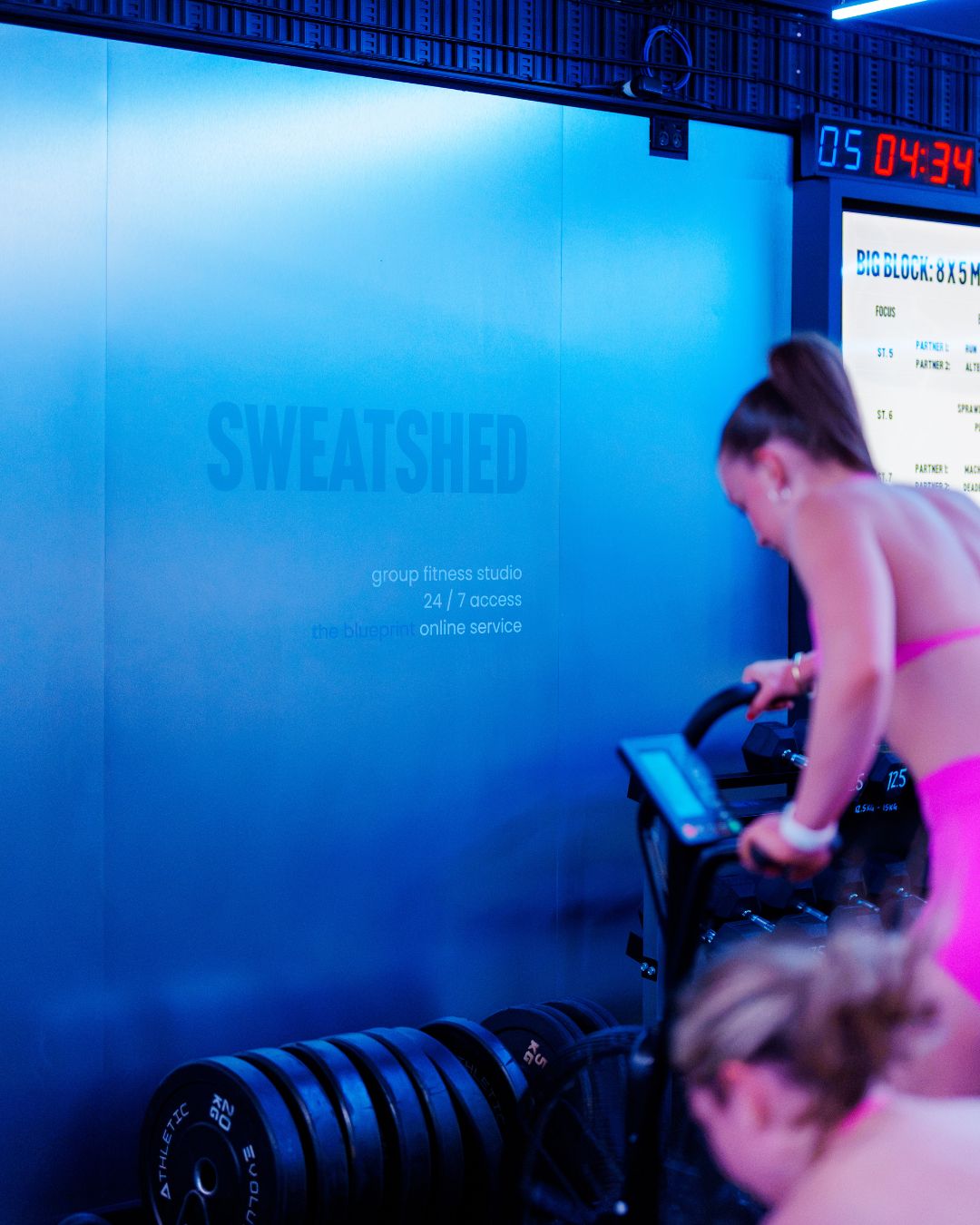Sweatshed Training — studio branding