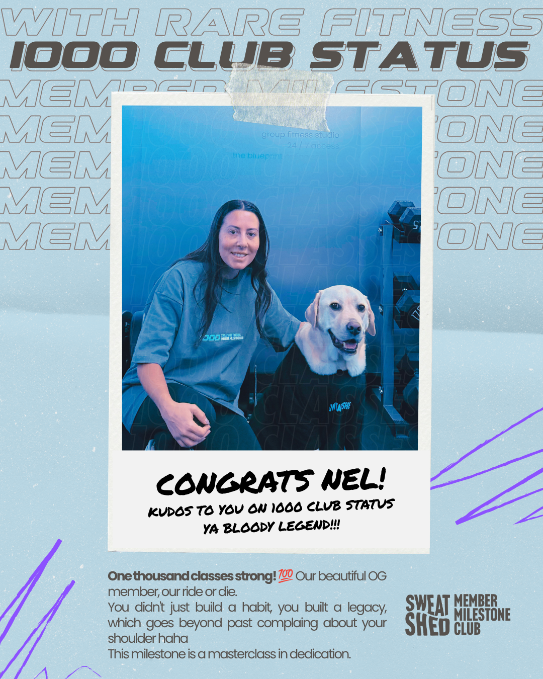 Nell — 1000-class milestone